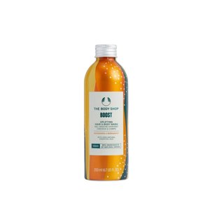 The Body Shop Sprchový gel na tělo a vlasy Boost Uplifting Mandarin & Bergamot (Hair & Body Wash) 200 ml
