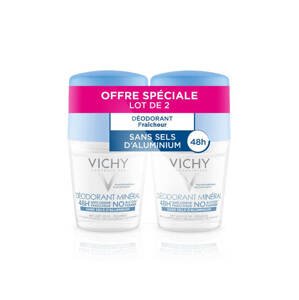 Vichy Sada minerálních kuličkových deodorantů (Mineral Deodorant) 2 x 50 ml