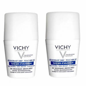 Vichy Sada kuličkových deodorantů pro citlivou pokožku 2 x 50 ml